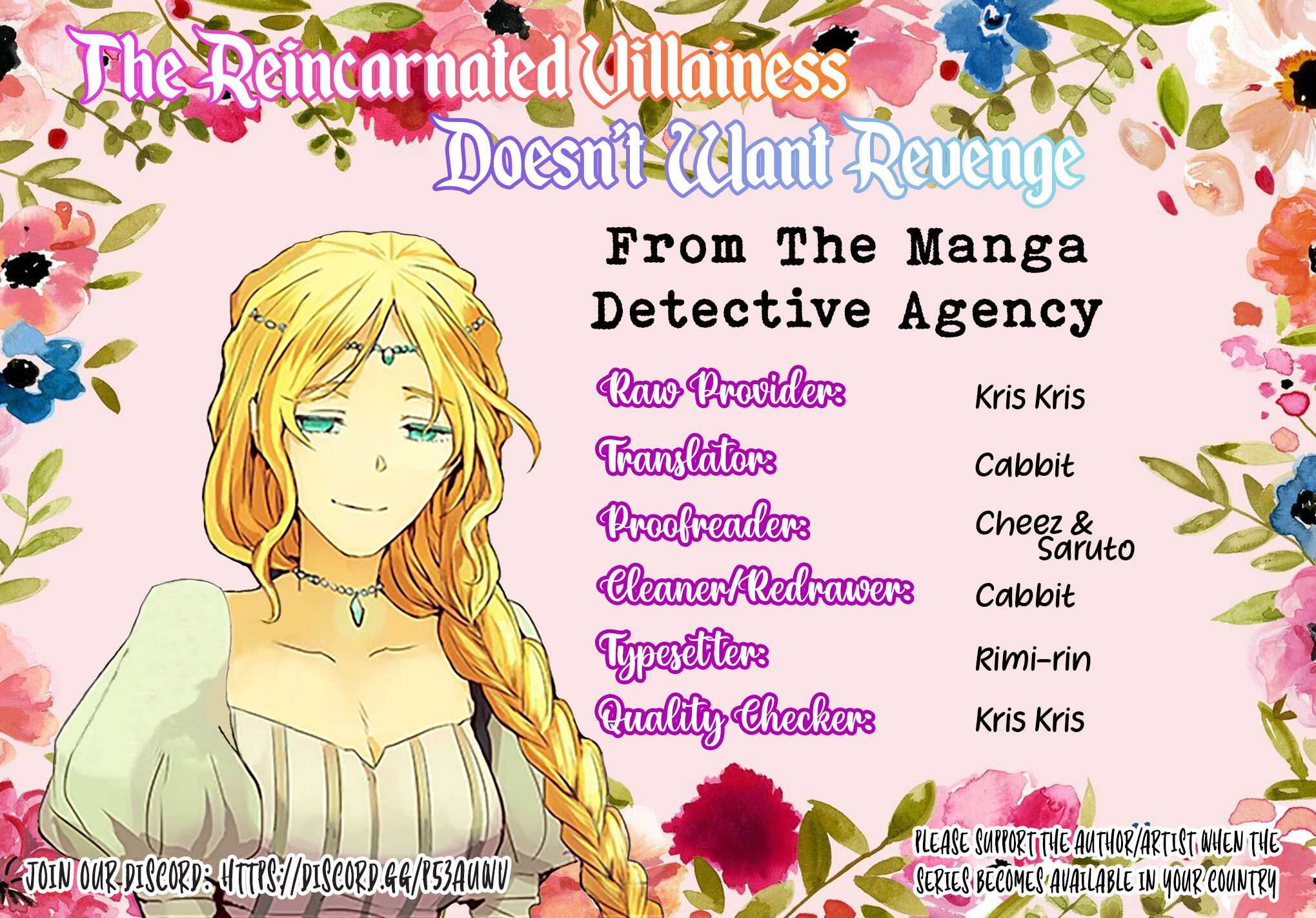 The Reincarnated Villainess Doesn't Want Revenge Chapter 4 35